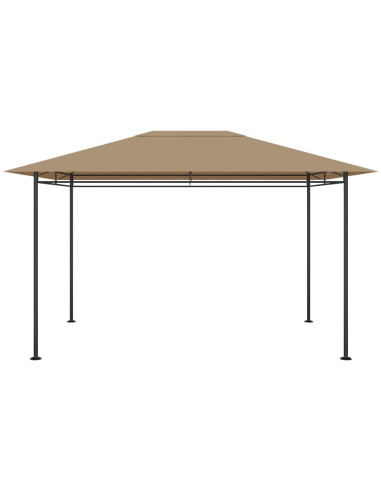 Gazebo 384x281x270 cm Grigio Talpa 180 g/m²
