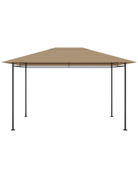 Gazebo 384x281x270 cm Grigio Talpa 180 g/m²