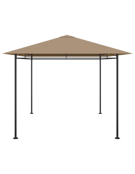 Gazebo 384x281x270 cm Grigio Talpa 180 g/m²