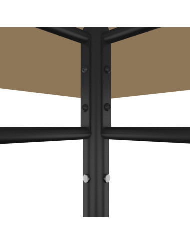 Gazebo 384x281x270 cm Grigio Talpa 180 g/m²