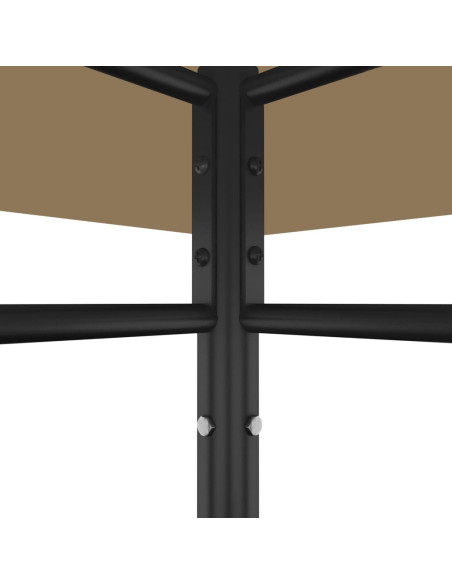 Gazebo 384x281x270 cm Grigio Talpa 180 g/m²