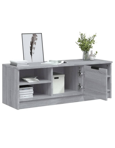 Mobile TV Grigio Sonoma 102x35,5x36,5 cm in Legno Multistrato