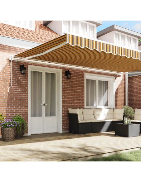 Tenda Retrattile Multicolore 500 x 300 cm Tessuto