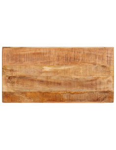 Tavolo da Trucco con specchio Marrone Legno di mango massello