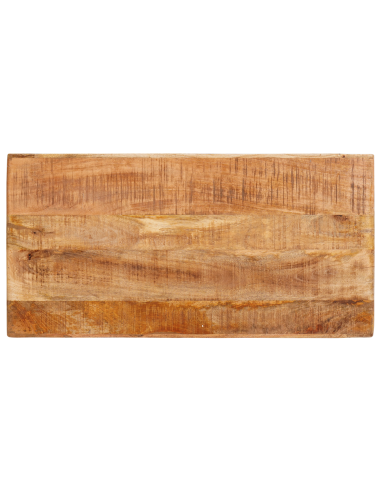 Tavolo da Trucco con specchio Marrone Legno di mango massello