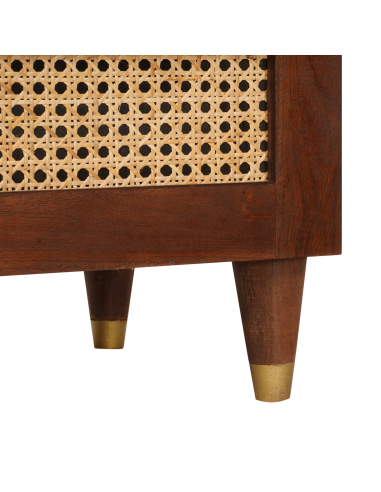 Mobile TV Marrone 70 x 33,5 x 46 cm Legno di mango massello