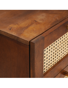 Credenza Marrone 40 x 33,5 x 75 cm Legno di mango massello 2