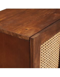 Credenza Marrone 60 x 33,5 x 75 cm Legno di mango massello 2