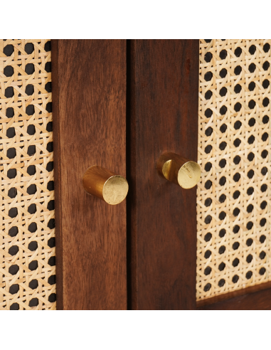 Credenza Marrone 60 x 33,5 x 75 cm Legno di mango massello