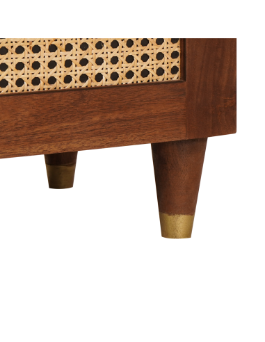 Mobile Alto Marrone 60 x 33,5 x 100 cm Legno di mango massello