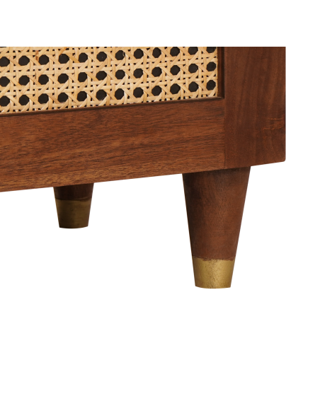 Mobile Alto Marrone 60 x 33,5 x 100 cm Legno di mango massello