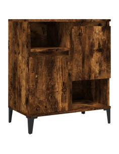 Credenza Rovere Fumo 60x35x70 cm in Legno Multistrato