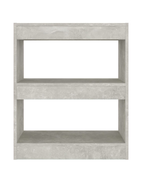 Libreria/Divisorio Grigio Cemento 60x30x72 cm