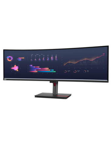 Lenovo ThinkVision P49w-30 Monitor PC 124,5 cm (49") 5120 x 1440 Pixel DQHD LED Nero