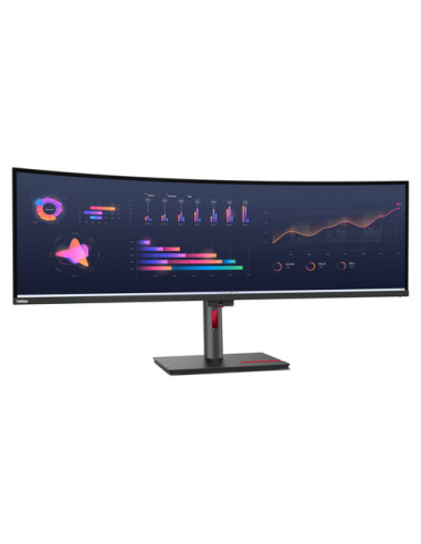 Lenovo ThinkVision P49w-30 Monitor PC 124,5 cm (49") 5120 x 1440 Pixel DQHD LED Nero