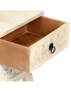 Mobile Porta TV 110x30x44 cm in Legno Massello di Mango 2