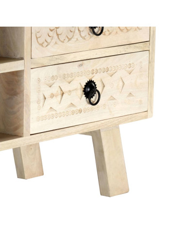 Mobile Porta TV 110x30x44 cm in Legno Massello di Mango