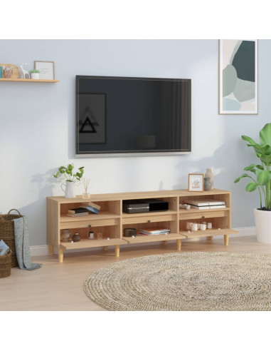 Mobile Porta TV Rovere Sonoma 150x30x44,5 cm Legno Multistrato