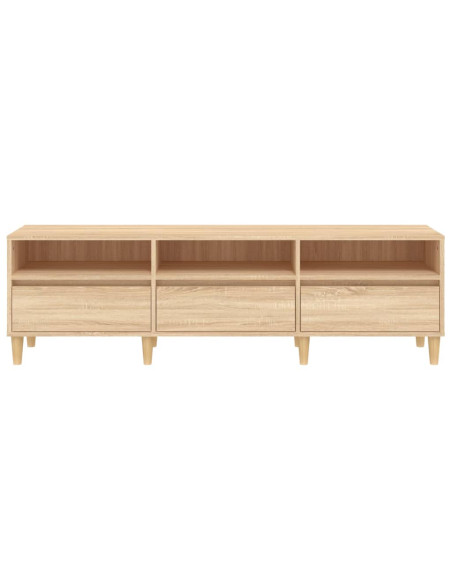 Mobile Porta TV Rovere Sonoma 150x30x44,5 cm Legno Multistrato