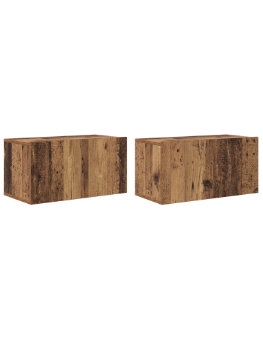 Set mobile TV 4 pcs Legno vecchio 60 x 30 x 30 cm