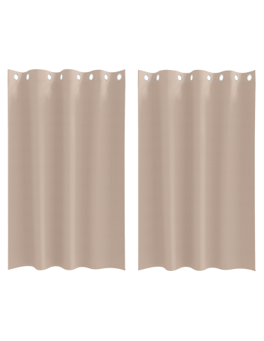 Tende Blackout con Anelli 2 pcs Talpa 175 x 140 cm Poliestere