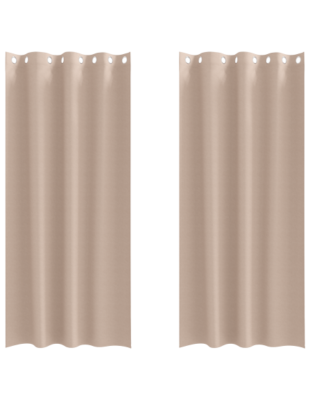 Tende con tende 2 pcs Talpa 260 x 140 cm Poliestere