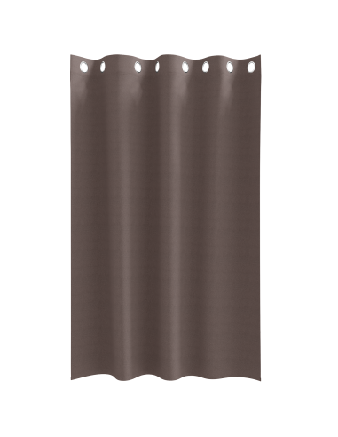 Tende Blackout con Anelli 2 pcs Marrone Scuro 175 x 140 cm
