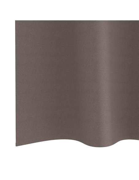 Tende con tende 2 pcs Marrone scuro 260 x 140 cm Poliestere