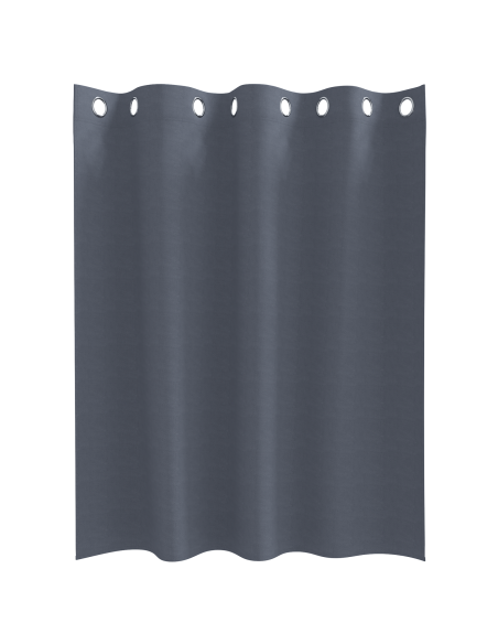Tende con tende 2 pcs Antracite 140 x 140 cm Poliestere