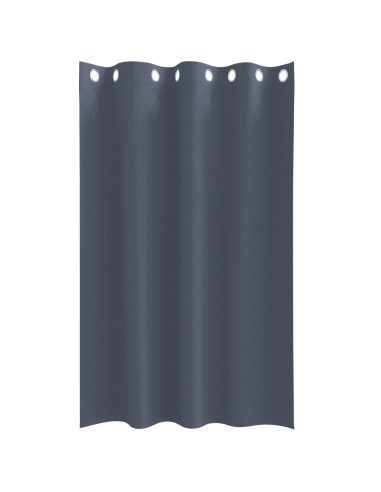Tende Blackout con Anelli 2 pcs Antracite 175 x 140 cm