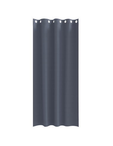Tende Blackout con Anelli 2 pcs Antracite 245 x 140 cm
