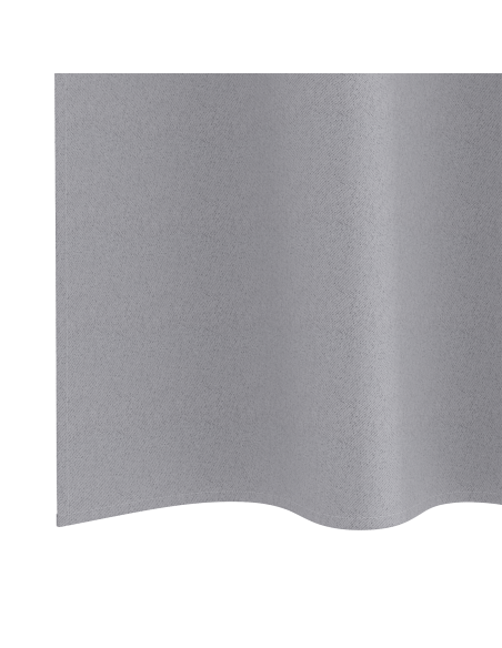 Tende Blackout con Anelli 2 pcs Grigio chiaro 140 x 140 cm