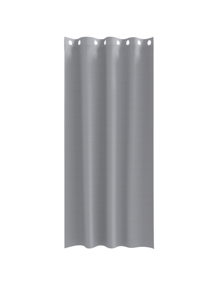 Tende con tende 2 pcs Grigio chiaro 245 x 140 cm Poliestere