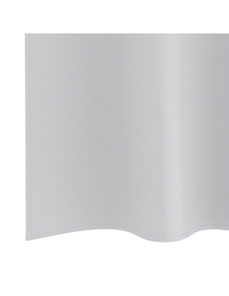 Tende con tende 2 pcs Grigio Chiaro 140 x 140 cm Poliestere
