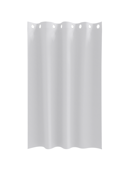Tende con tende 2 pcs Grigio Chiaro 175 x 140 cm Poliestere