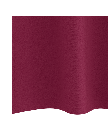 Tende Blackout con Anelli 2 pcs Rosso Vino 225 x 140 cm