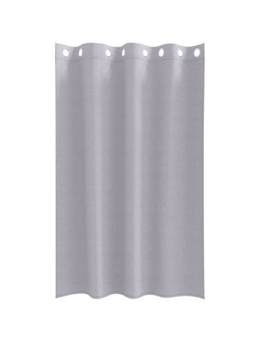 Tende Blackout con Anelli 2 pcs Grigio Metallico 175 x 140 cm