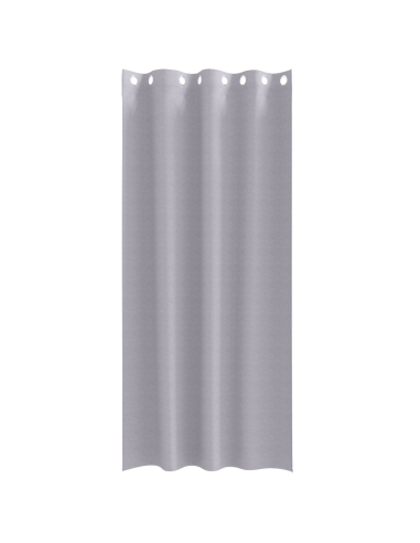 Tende Blackout con Anelli 2 pcs Grigio Metallico 245 x 140 cm