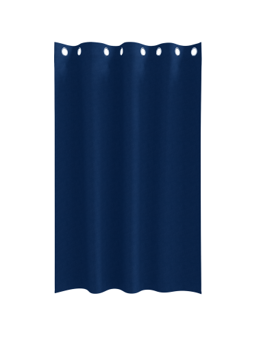Tende Blackout con Anelli 2 pcs Blu Scuro 175 x 140 cm