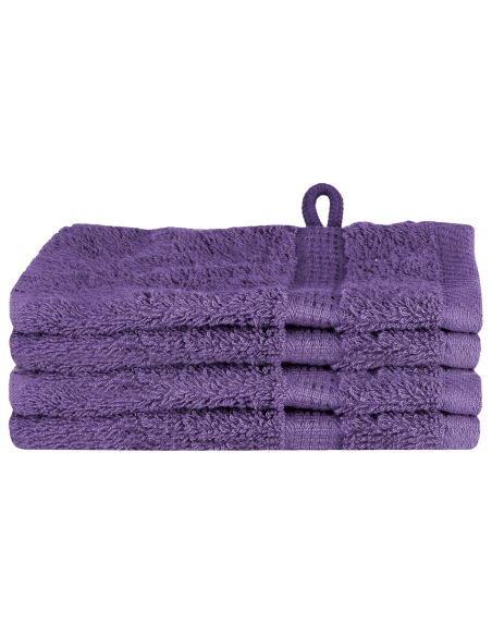 Fazzoletti 4 pcs Viola 15 x 21 cm Cotone