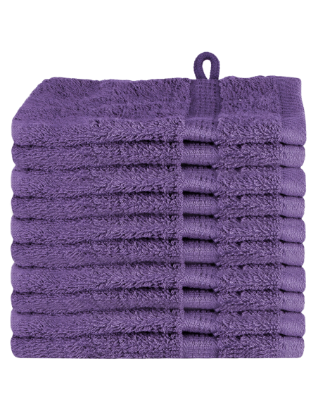 Fazzoletti 10 pcs Viola 15 x 21 cm Cotone
