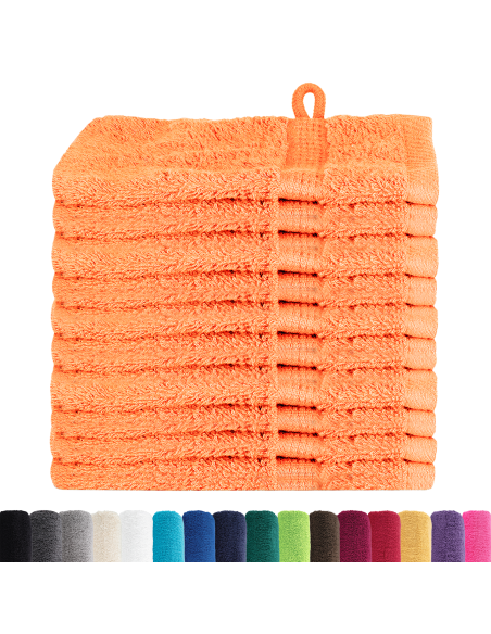 Fazzoletti 10 pcs Arancione 15 x 21 cm Cotone