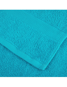 Asciugamano per Ospiti SOLUND Turchese 550 gsm 2