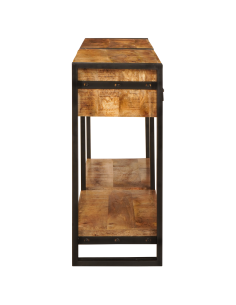 Tavoli consolle 2 pcs Marrone Legno di mango massello