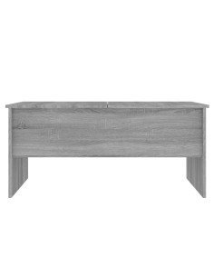 Tavolino Grigio Sonoma 102x50,5x46,5 cm in Legno Multistrato