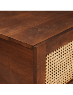 Tavolino da salotto 80 x 50 x 40 cm Legno di mango massello 2