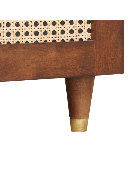 Tavolini da salotto con cassetto con lo scaffale con archiviazione Marrone 80 x 54 x 40 cm