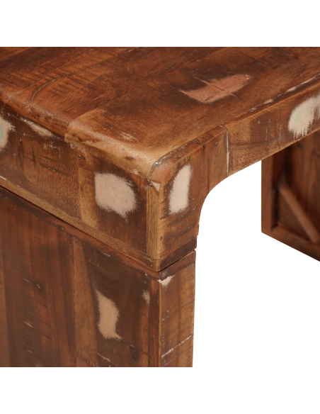 Tavolino 60 x 35 x 46 cm Legno massello riciclato