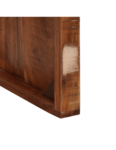 Tavolino Marrone 60 x 35 x 46 cm Legno Recuperato Massello