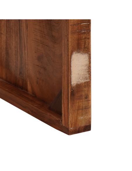 Tavolino Marrone 60 x 35 x 46 cm Legno Recuperato Massello